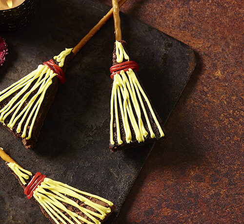 Halloween Broomstick Brownies