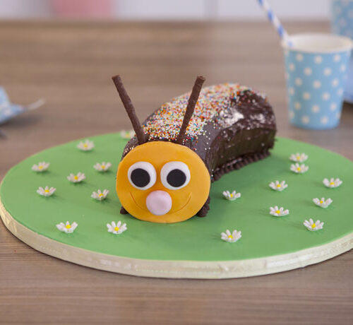 Chocolate Caterpillar Cake