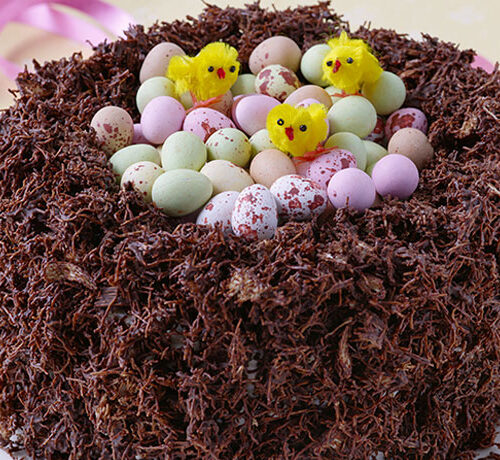 Chocolate Egg Filled Easter Nest