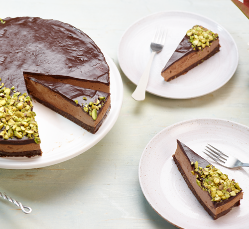 Chocolate & Hazelnut Yogurt Mousse Cake