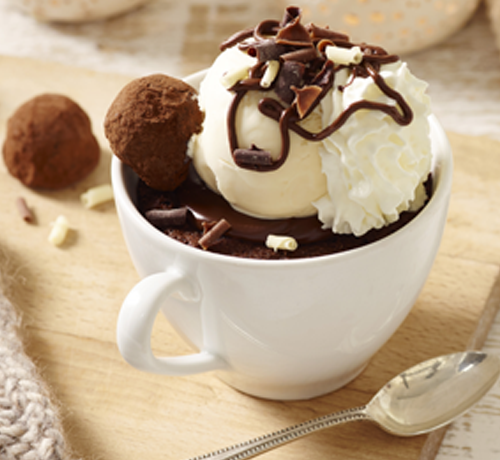 Chocolate Sundae Mug Cake