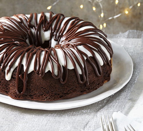 Chocolate Cheesecake Swirl Bundt Cake