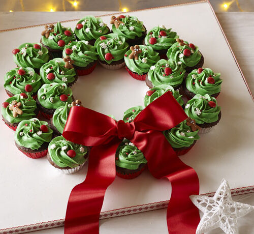 Christmas Cupcake Wreath Recipe