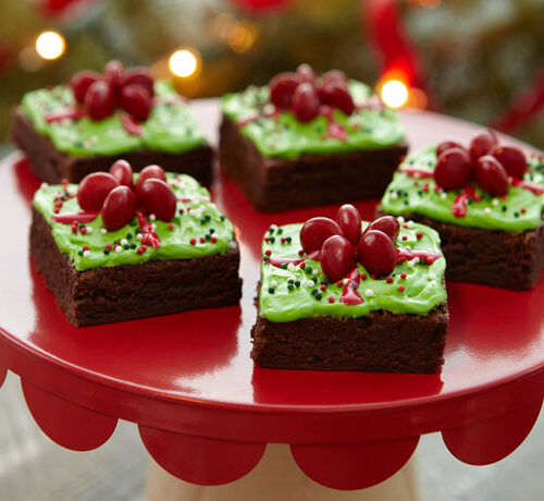 Christmas Gift Brownie Squares