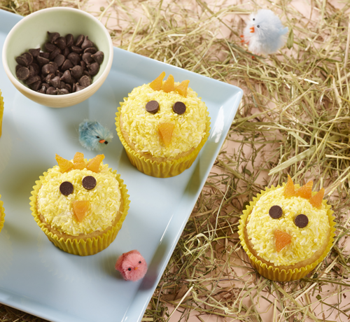 Easter Chick Cupcakes