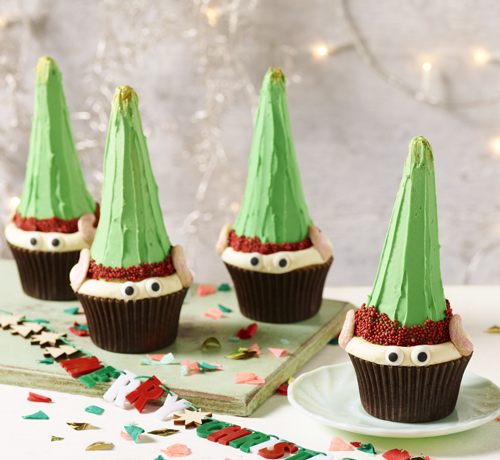 Elf Cupcakes