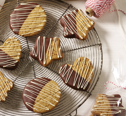 Gingerbread and Chocolate Hazelnut Cookies