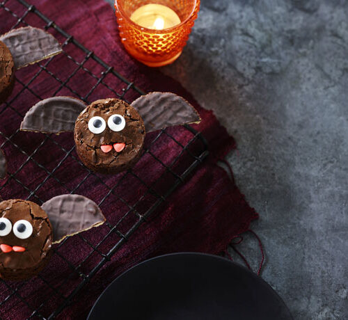 Halloween Brownie Bats