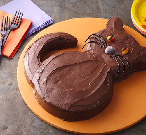 Halloween Cat Cake