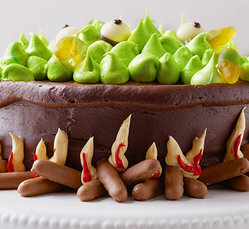 Halloween Cauldron Cake