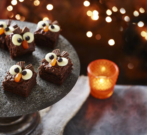 Halloween Owl Brownies