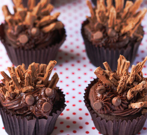 Hedgehog Cupcakes