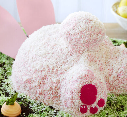 Hide-and-Seek Easter Bunny Cake