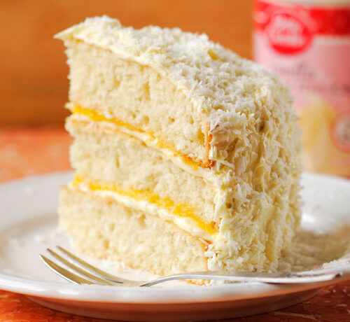 Mango and Coconut Layer Cake