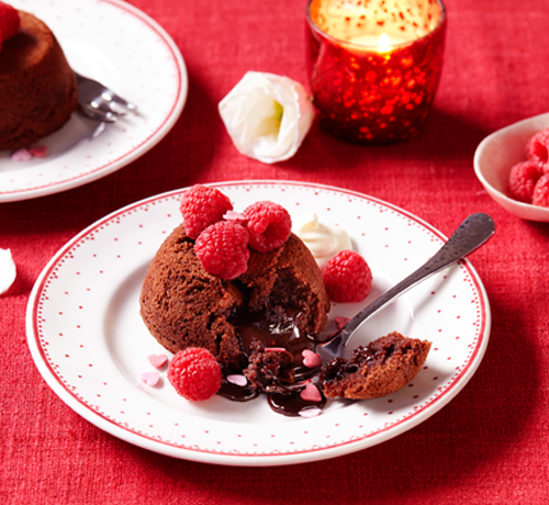 Molten Brownie Puddings