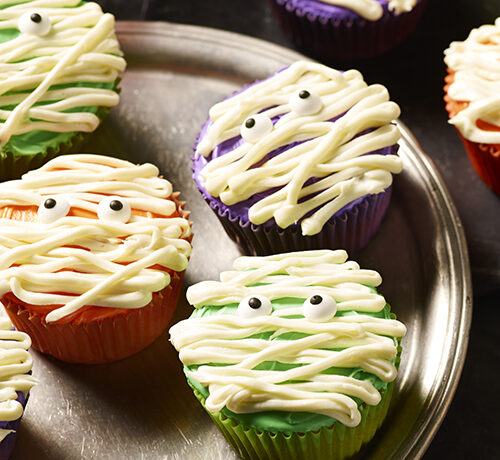 Halloween Mummy Cupcakes