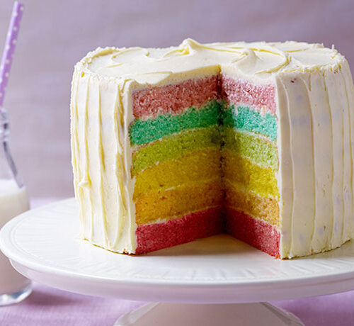 Easy Rainbow Cake