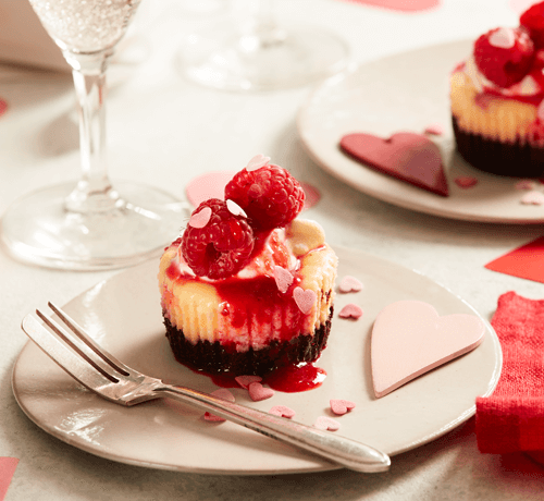 Raspberry Brownie Cheesecake Cups