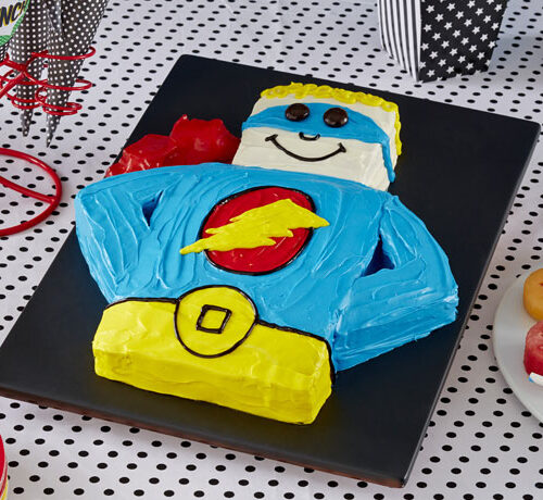 Superhero Birthday Cake