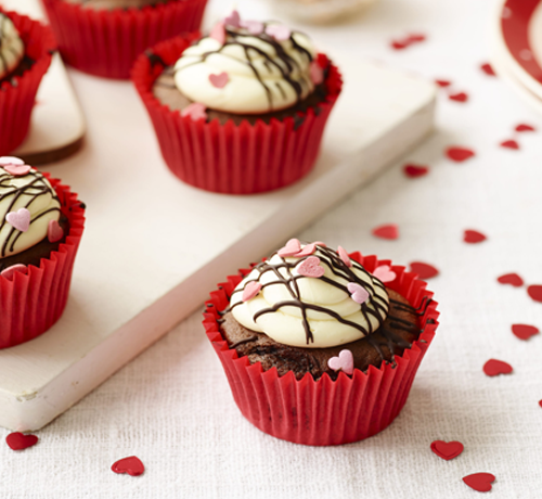 Valentine Parfait Cupcakes