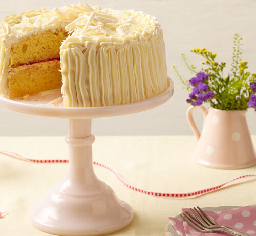 White Chocolate Victoria Sponge Cake