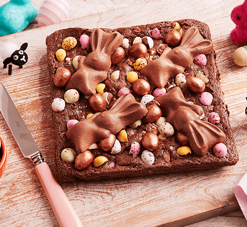 fully loaded easter brownies