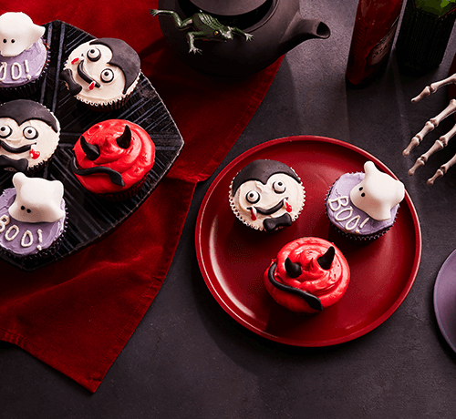 halloween fright night cupcakes