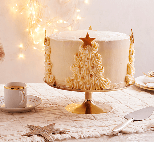 spiced white christmas cake