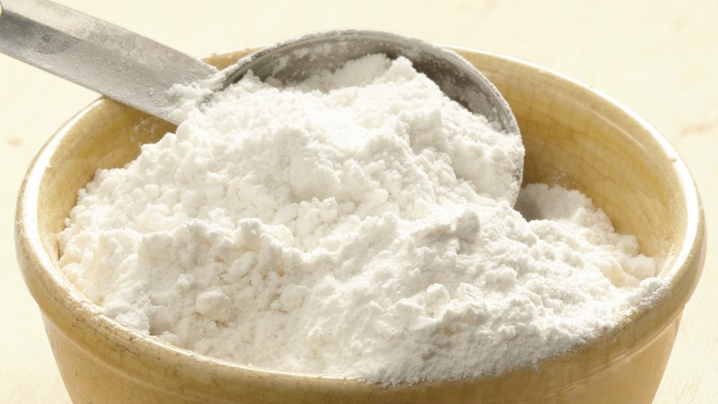 flour in bowl