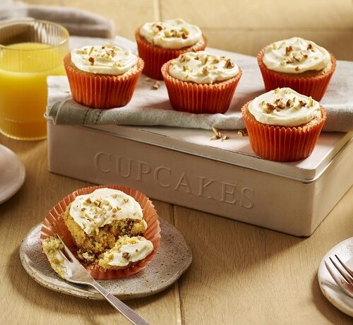 Spiced Carrot Cupcakes