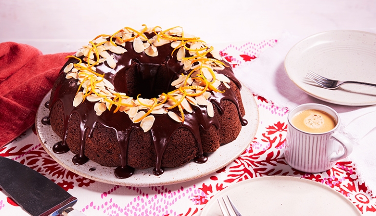 Chocolate, Orange & Almond Cake